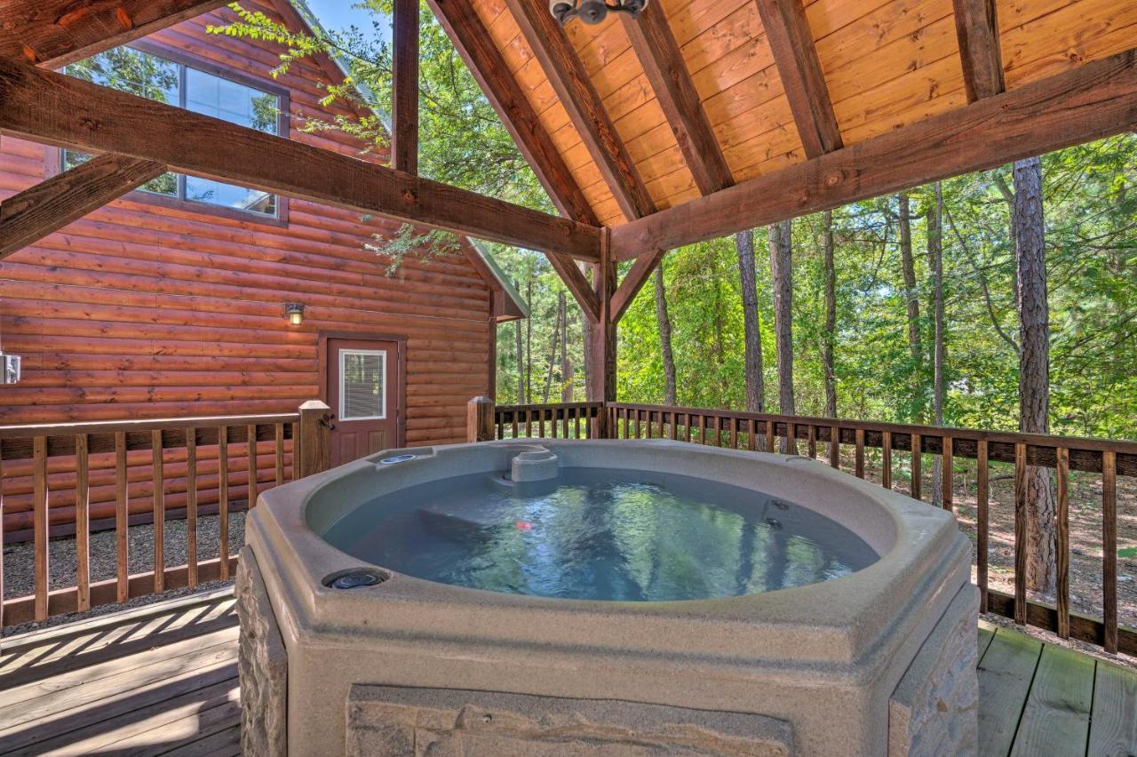 Cabin With Hot Tub And Games, 4 Mi To Beavers Bend! Брокен-Боу Екстер'єр фото