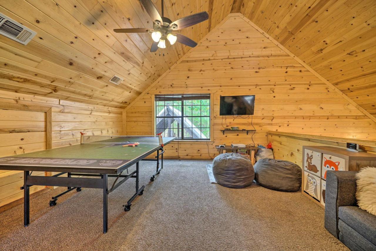 Cabin With Hot Tub And Games, 4 Mi To Beavers Bend! Брокен-Боу Екстер'єр фото